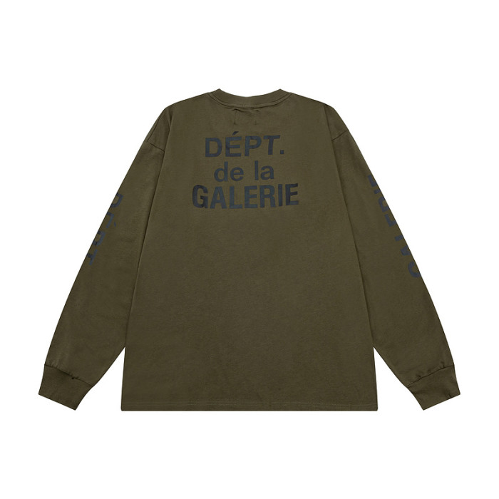 GaIIery dept Back Large Letters Printed Long Sleeve T-Shirt 4 colors