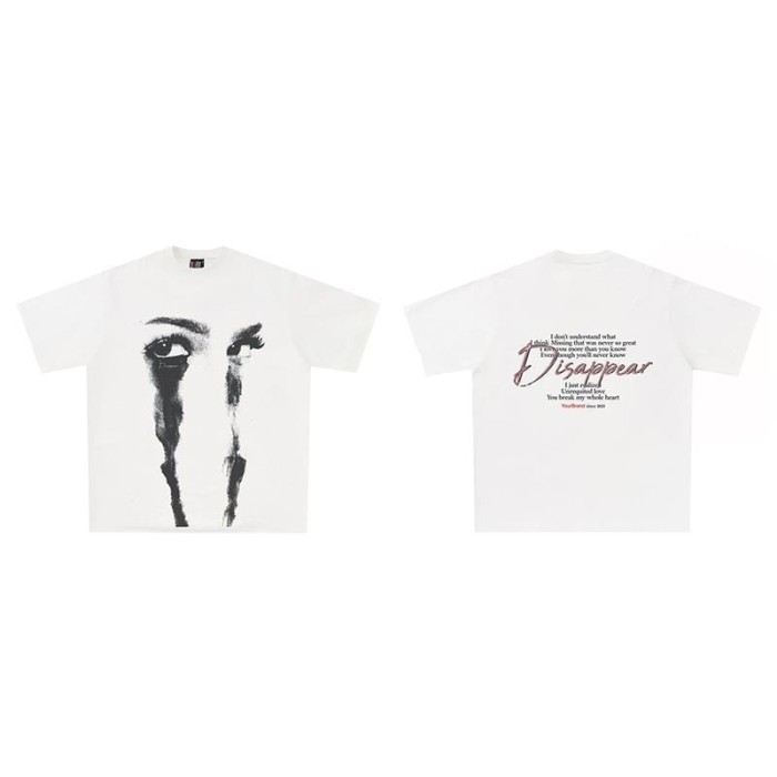 Crying woman short sleeve