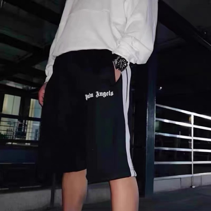 Palm angels Simple Side Stripe Patchwork Monogrammed Sports Shorts 12 colors