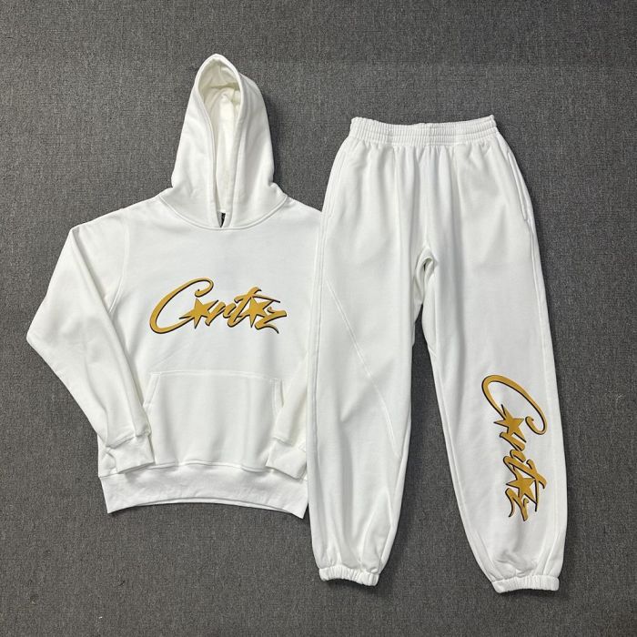 Corteiz Straw Alphabet Printed Hooded Sweatshirt 3 colors
