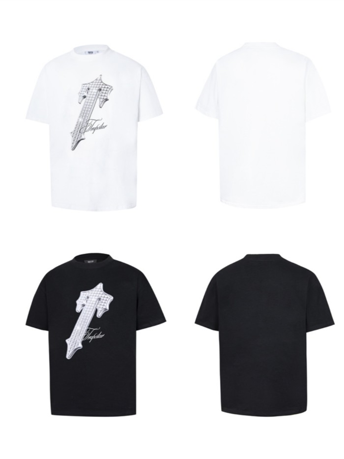 Trapstar Sale Now! New three-dimensional sword letter print tee 2 colors