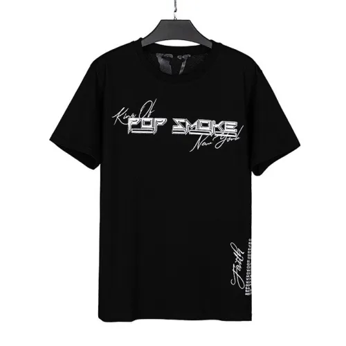 Metal pop smoke short sleeve shirts-