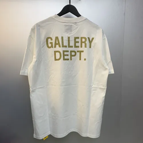Logo Stripe Gradient Hot Stamped Letter tee