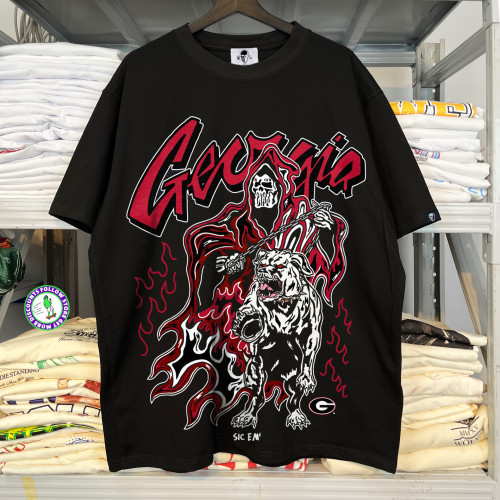 Warren Lotas Soul Evil Dog Printed Short Sleeve