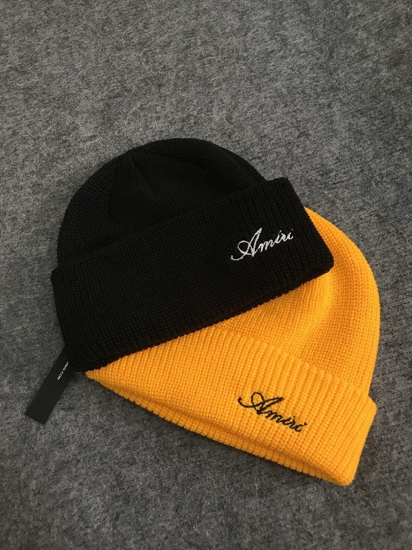 Amiri Street Trendy Embroidered knitted cap 19 styles