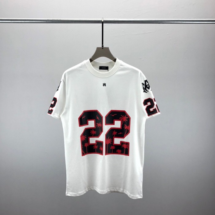 Amiri No.22 Letter Print tee 2 Colors