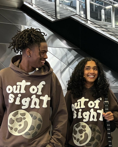 Out of Sight Foam Print Sweatshirt Hoodie