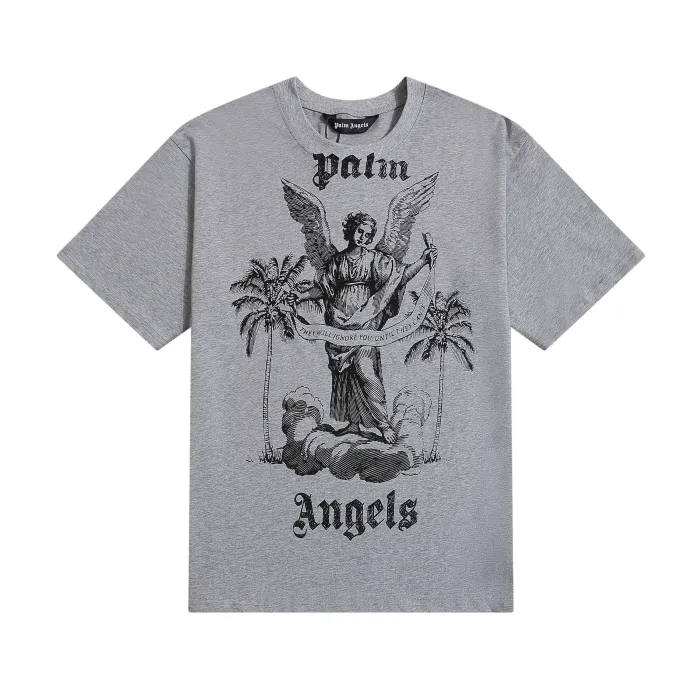 Angel Statue Letter Print tee 3 colors