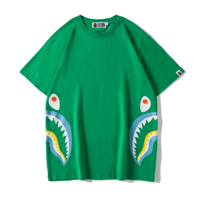 Head Side Teeth Flame Camouflage T-Shirt 4 Colors