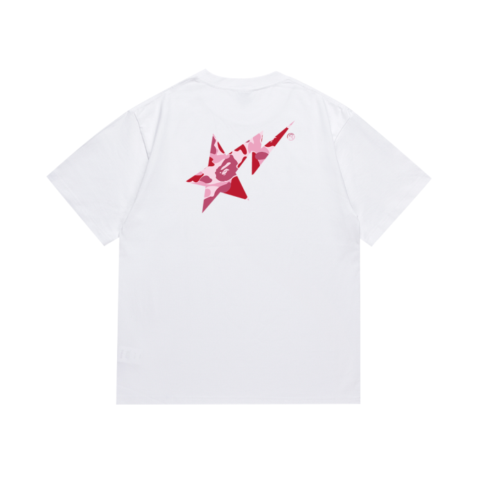 A Bathing Ape STA Camouflage Lightning Star Letter Tee 6 colors