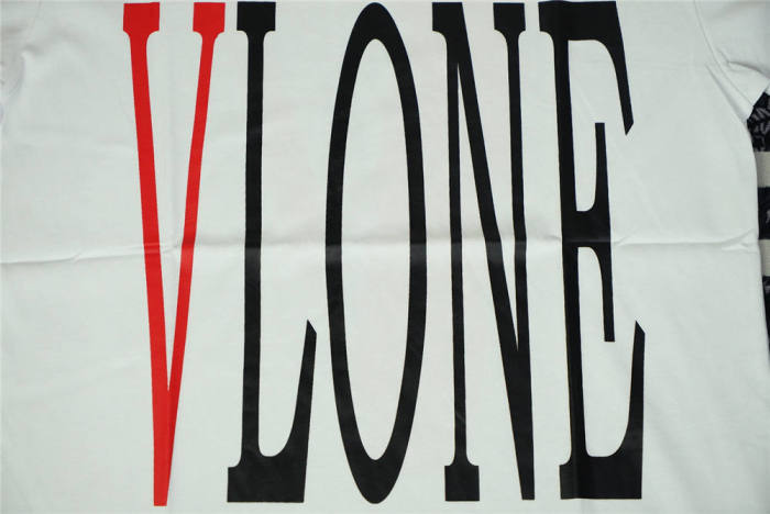 Vlone Vlone White Red Logo T-Shirts