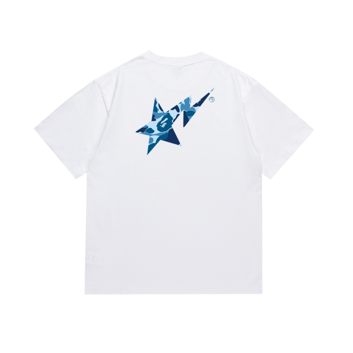 A Bathing Ape STA Camouflage Lightning Star Letter Tee 6 colors