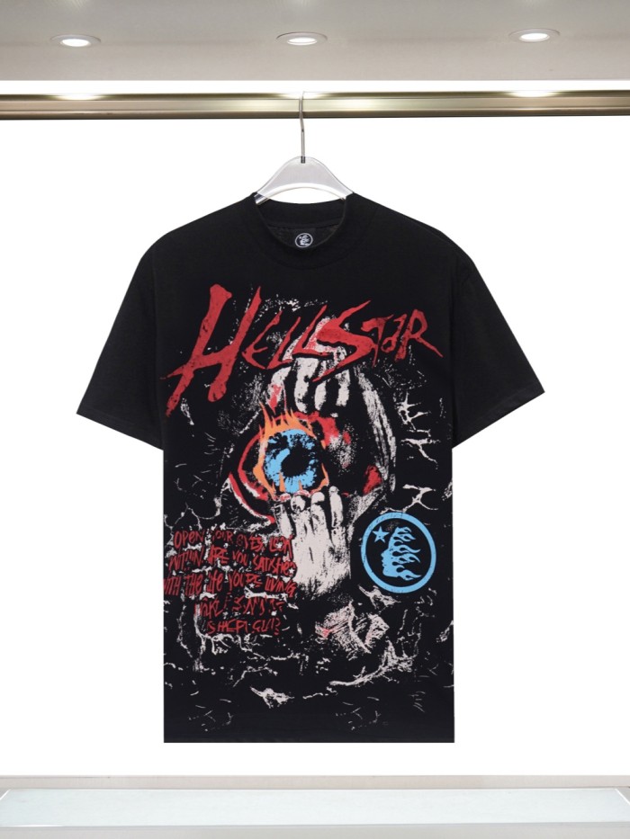 Hellstar Studio Fun Gaze Eye Letter Print Tee