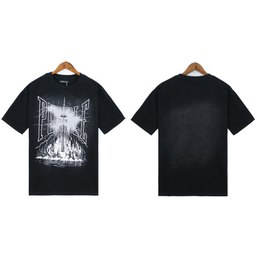 Thunderstorm Cityscape Letter Print tee