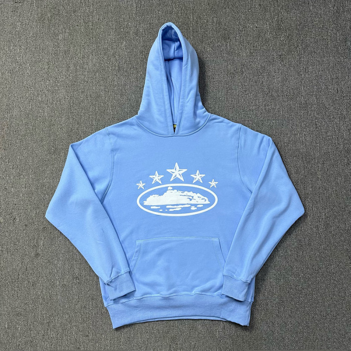 Corteiz Q Star Island Print Hoodie 5 colors