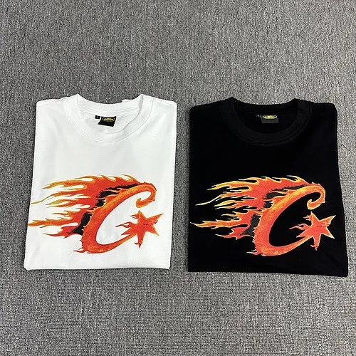 Flame Print Logo tee 2 colors