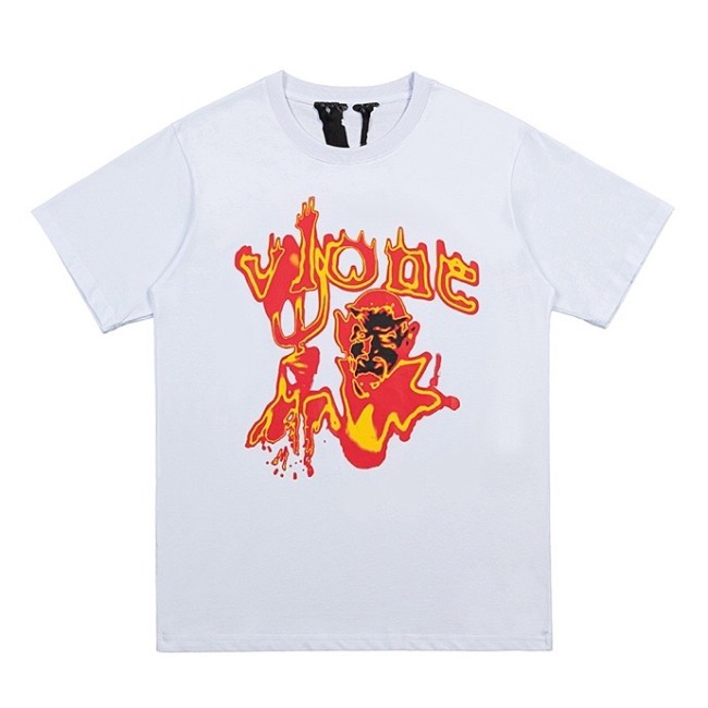 Vlone Burning man V short sleeve shirts