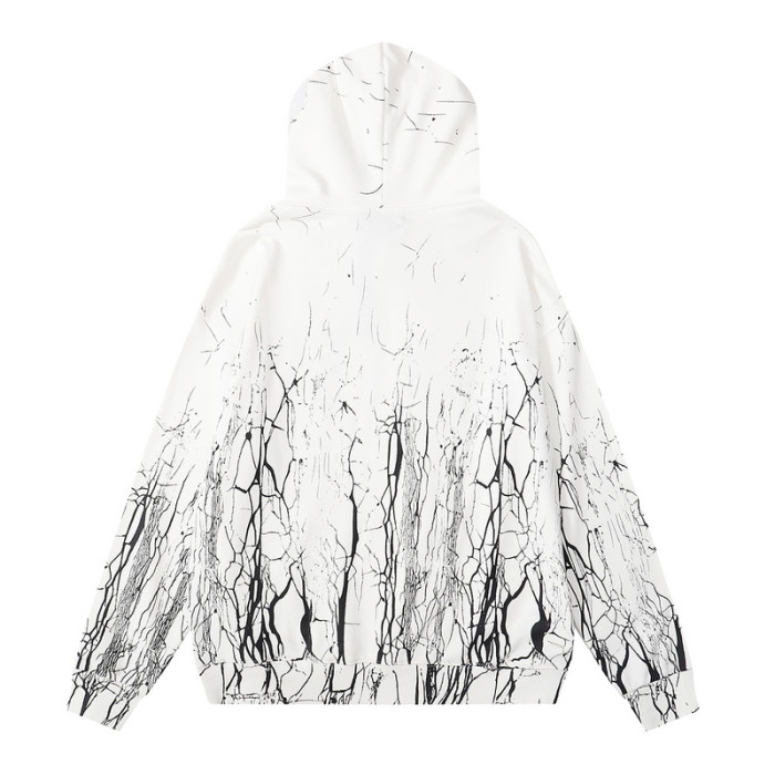 Amiri Dry Cracked Print Hooded Sweatshirt