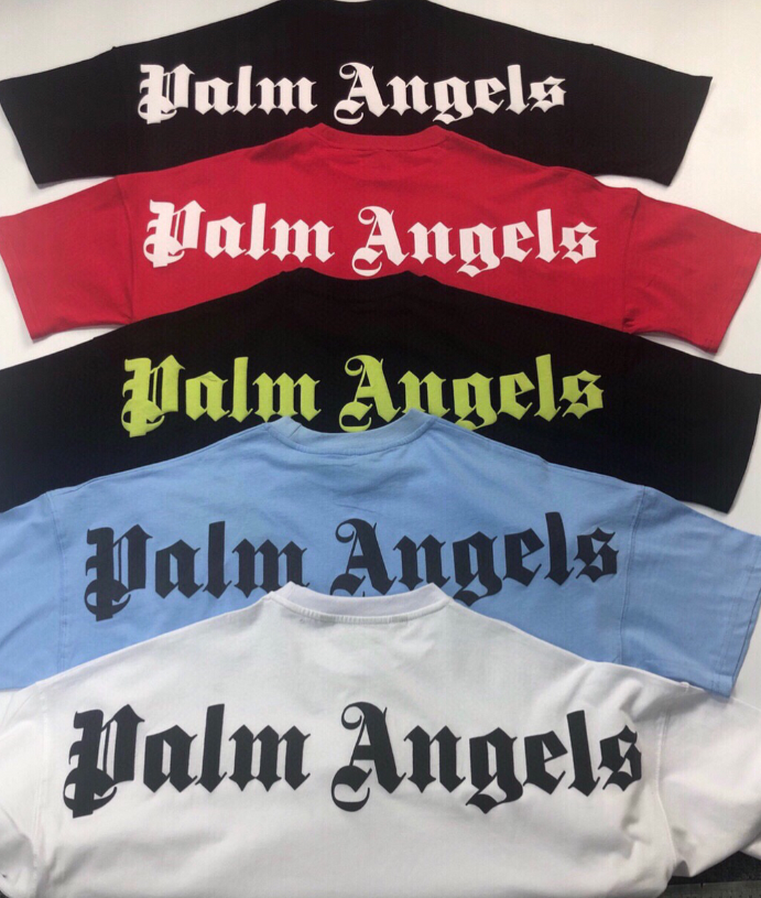 Palm angels Palm angels foaming printing logo tee