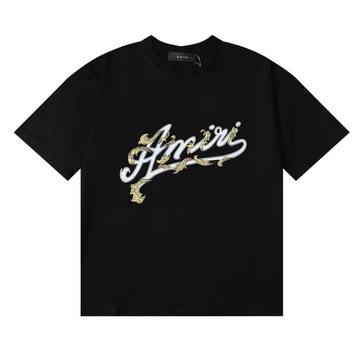 Amiri Straw Letter Print Tee 2 colors