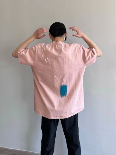 Splash Ink Scroll Hand-Painted Printed Short Sleeve Tee