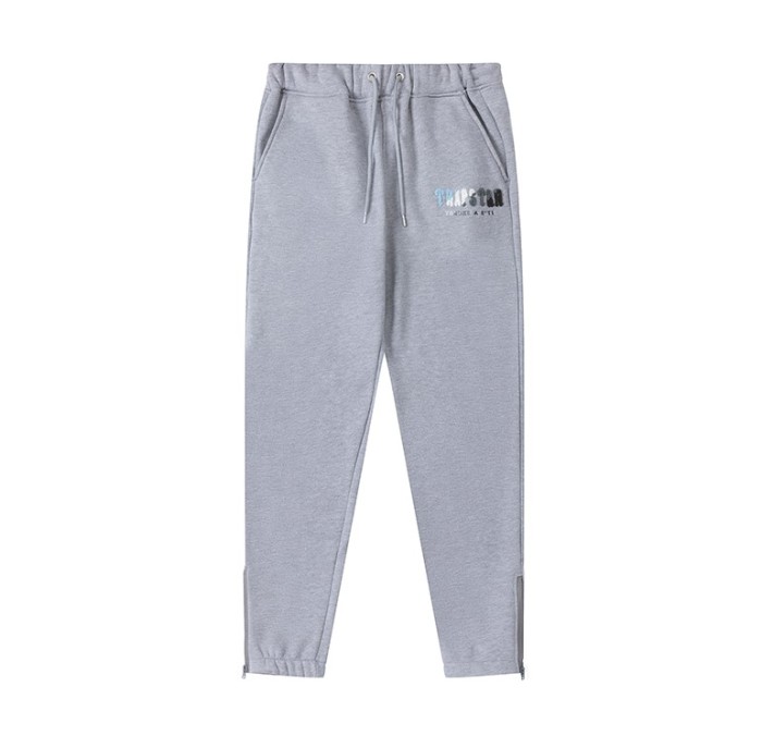 Trapstar Sale Now! Blue White Gray Towel Embroidered Relaxed Sweatpants 2 colors