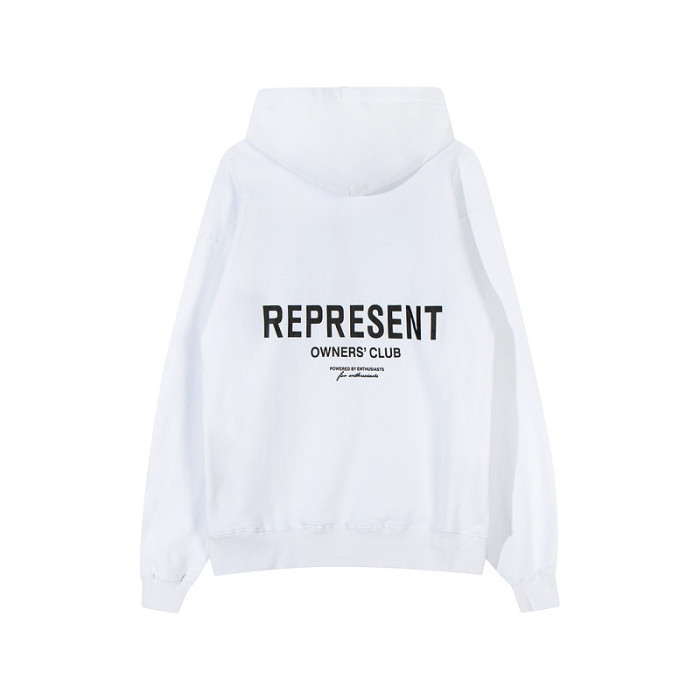 Represent Bold white letter-printed hoodie 6 colors
