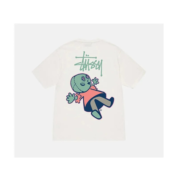 Stussy [Buy More Save More]Simple and Playful Basic Printed T-shirt 11 Styles