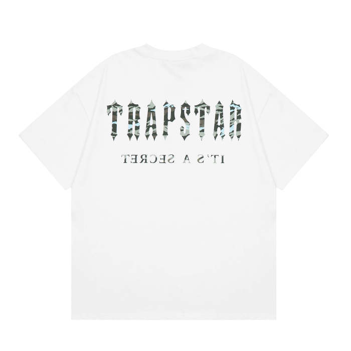 Trapstar Sale Now! Camouflage 3D Gradient Large T Letter Print tee 8 colors