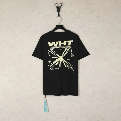 [buy more save more]Chest logo arrow back ink splash short-sleeved T-shirt