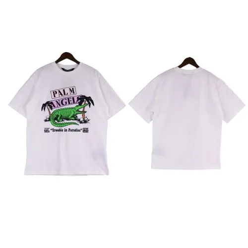Beach Crocodile Letter Print Short Sleeve tee
