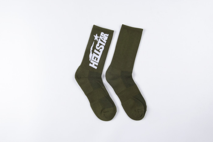 Hellstar Studio Classic monogrammed logo sports mid-calf socks 10 colors