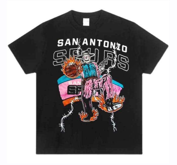 Warren Lotas Co-branded Basketball Team Loose T-Shirt 49 colors