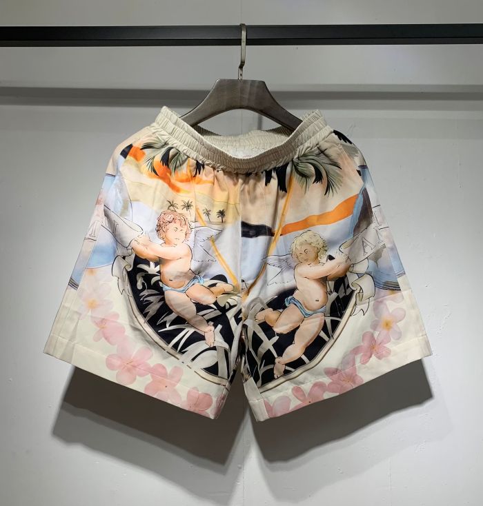 Amiri Angel Baby Coconut Short Sleeve Shirt & Shorts set