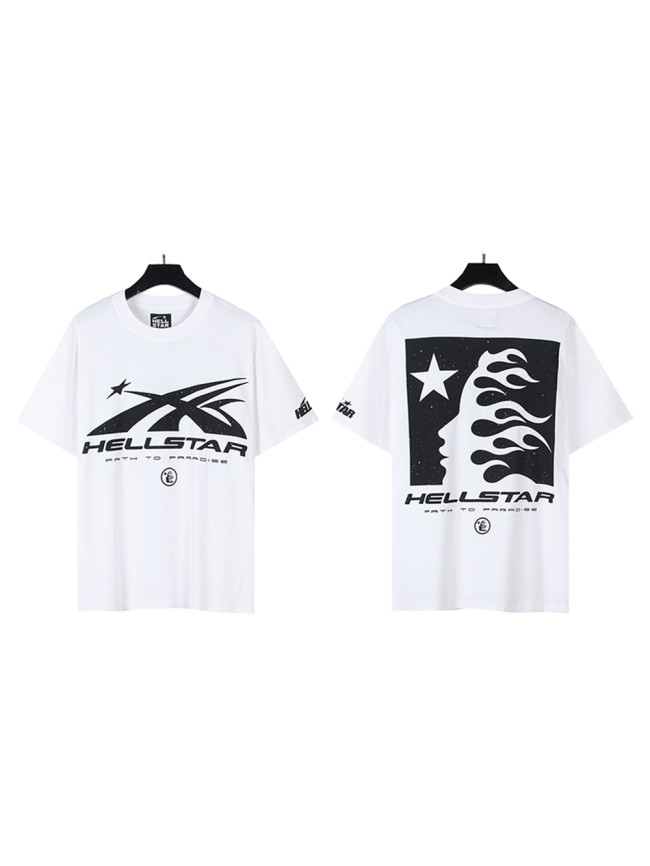 Hellstar Studio Back classic logo letter print Tee