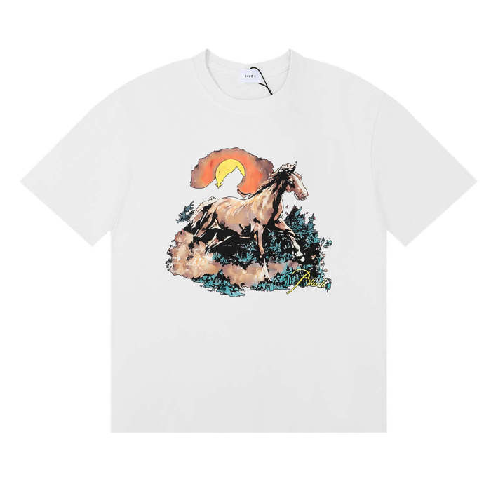Rhude Stallion Sunset Print Tee 3 colors