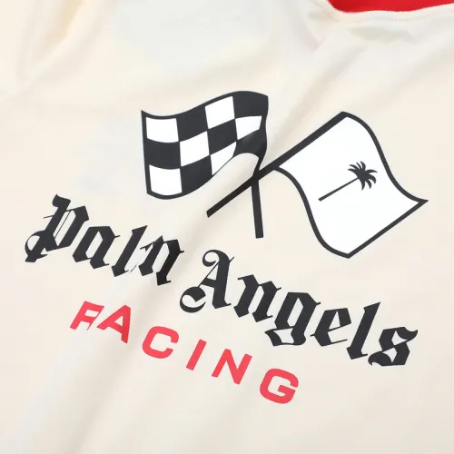 Racing Race Black White Flag Print Short Sleeve