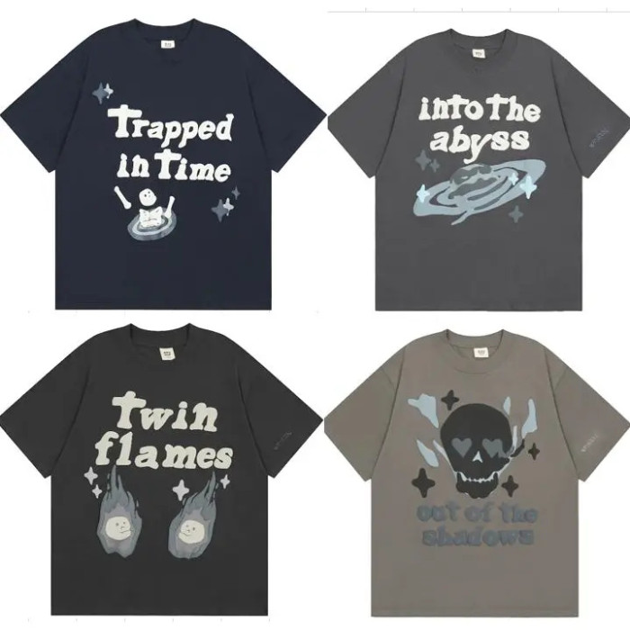 Broken Planet Broken Planet Foam printing short sleeve tee 4 colors