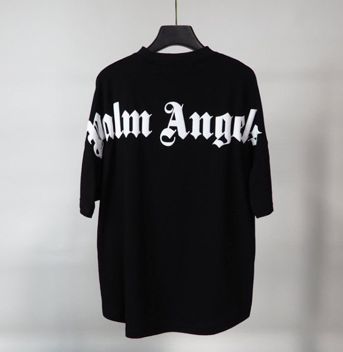 Palm angels Palm angels foaming printing logo tee