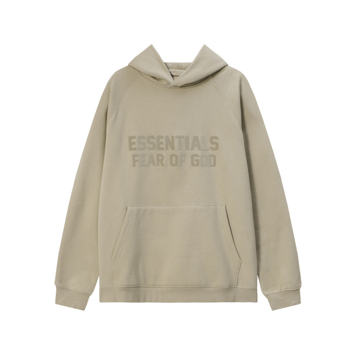 Fear of God Essentials FOG Flocked Letter Casual Padded hoodie 6 colors