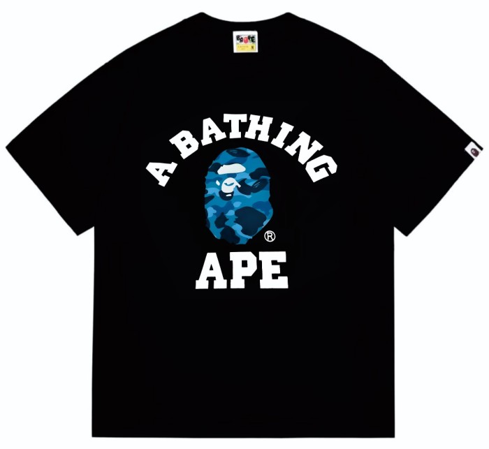A Bathing Ape Hive Camo Ape Head Letter Print Tee 4 colors