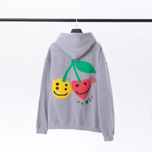 Cherry Smiley Foam Print Padded hoodie