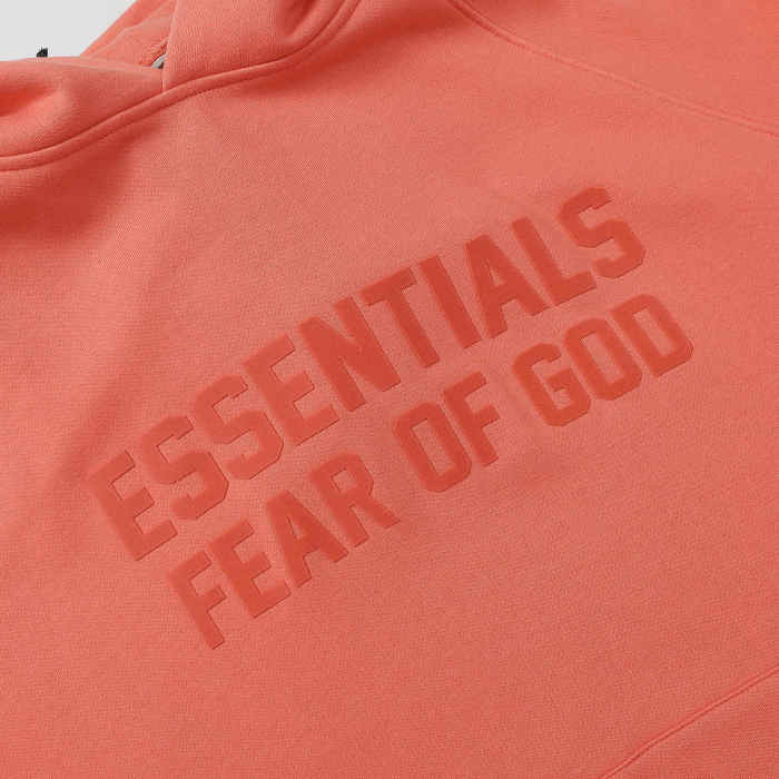 Fear of God Essentials 【Special Offer】FOG Flocked Letter Casual Padded hoodie 6 colors