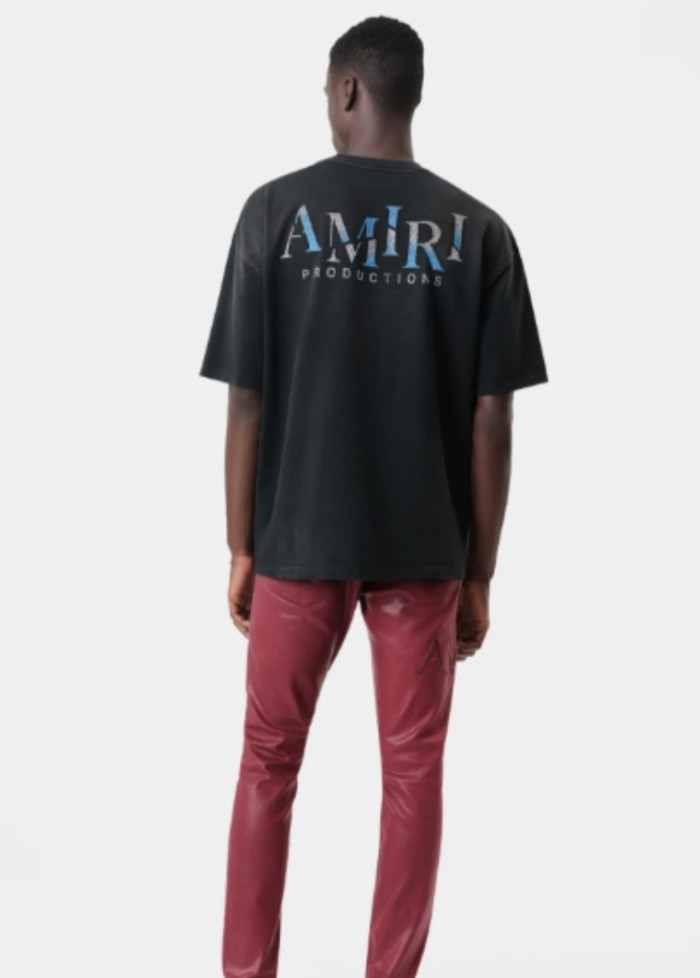 Amiri The Phantom of the Opera Mask Rose Print tee