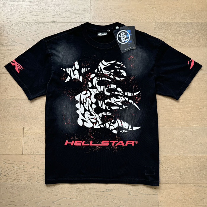 Hellstar Studio Inked Sideways Goddess Monogrammed Washed Version Tee 2 colors