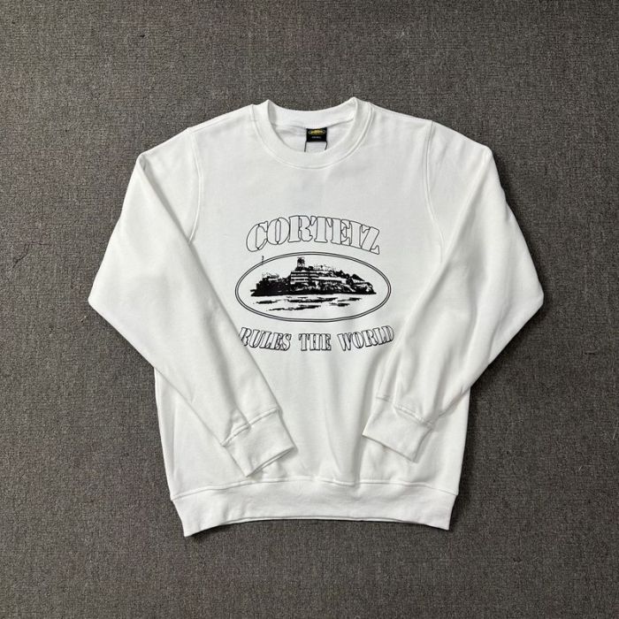 Corteiz Sailboat Letter Print Loose Sweatshirt 12 colors