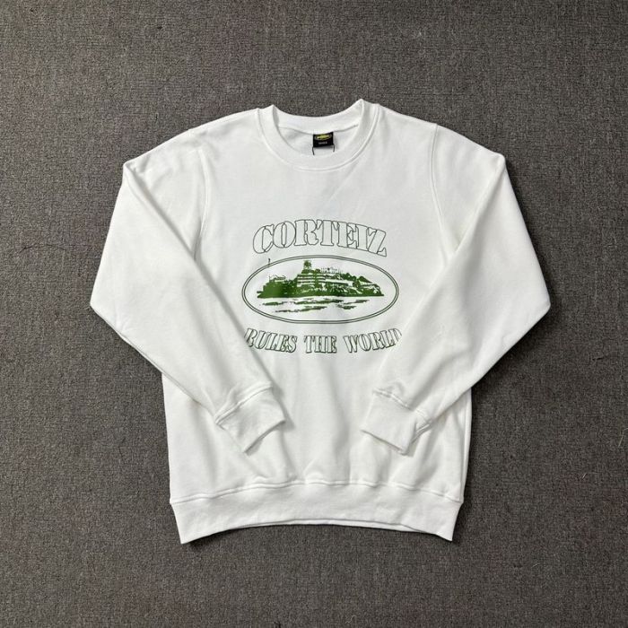 Corteiz Sailboat Letter Print Loose Sweatshirt 12 colors