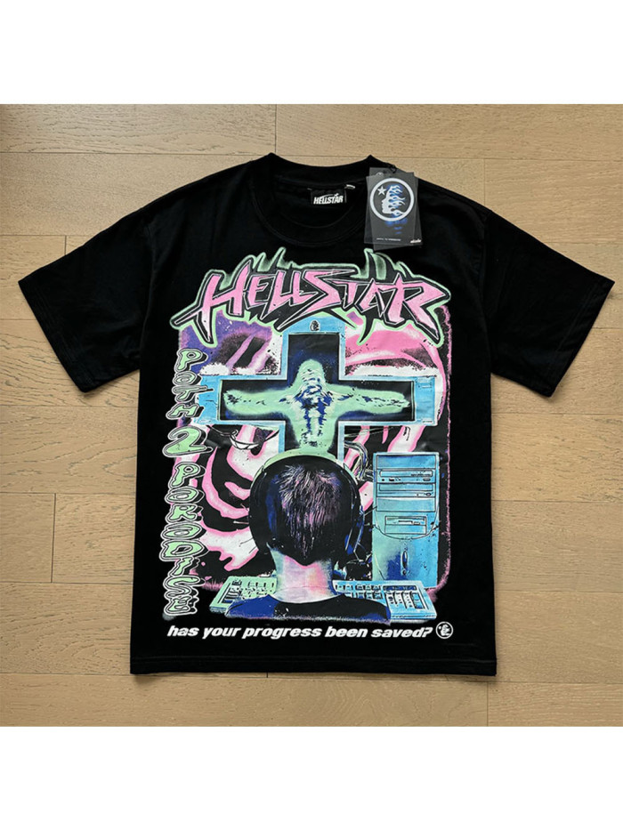 Hellstar Studio Functional Boy Letter Print Tee