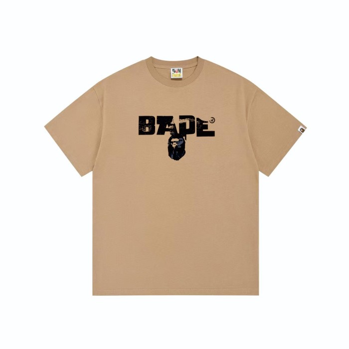 A Bathing Ape Mottled Lettering Ape Ape Army Print Tee 2 colors