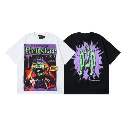 Hellstar Studio Monster Portrait Graffiti Letter Print Tee